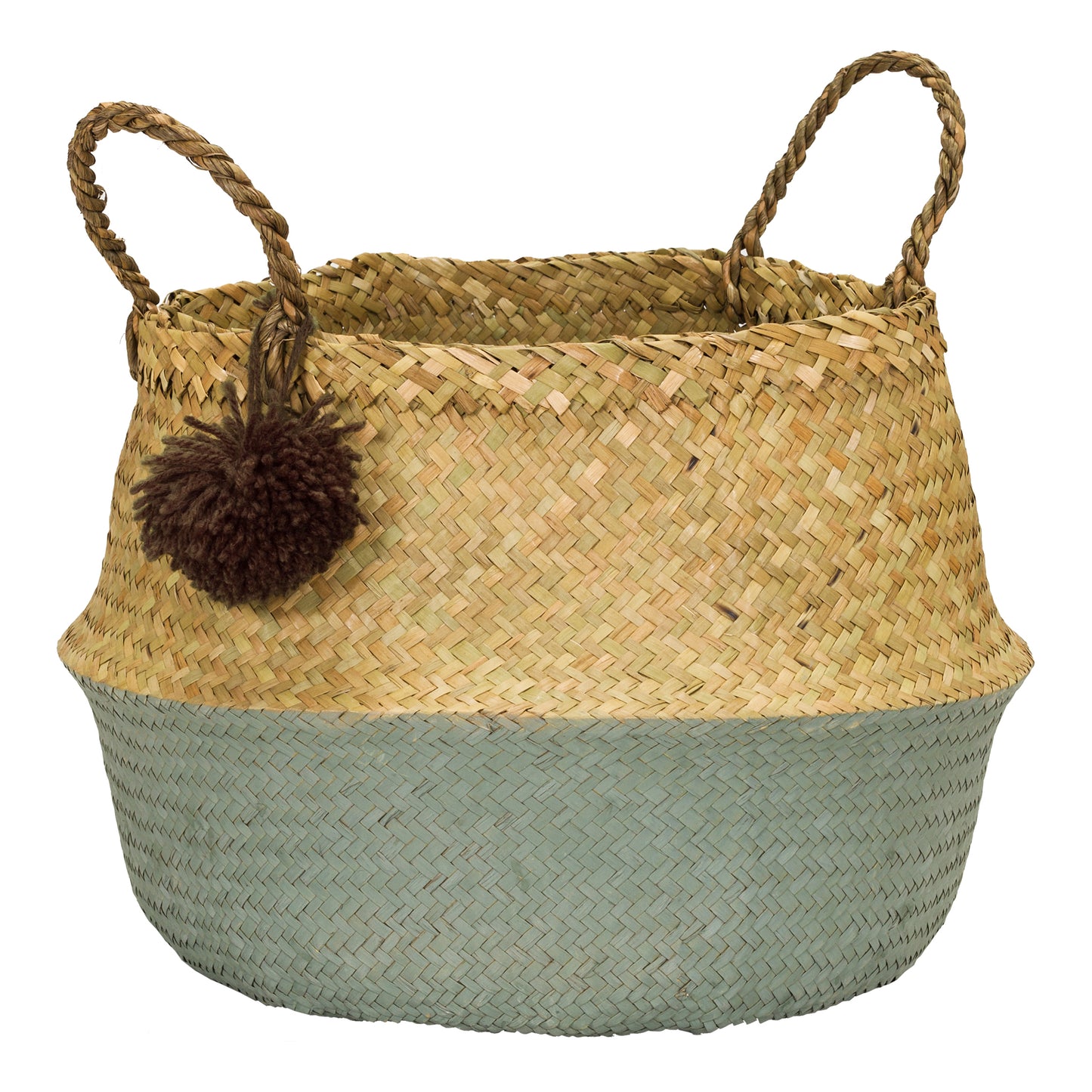 PomPom, maat M zeegroene zeegrasmand