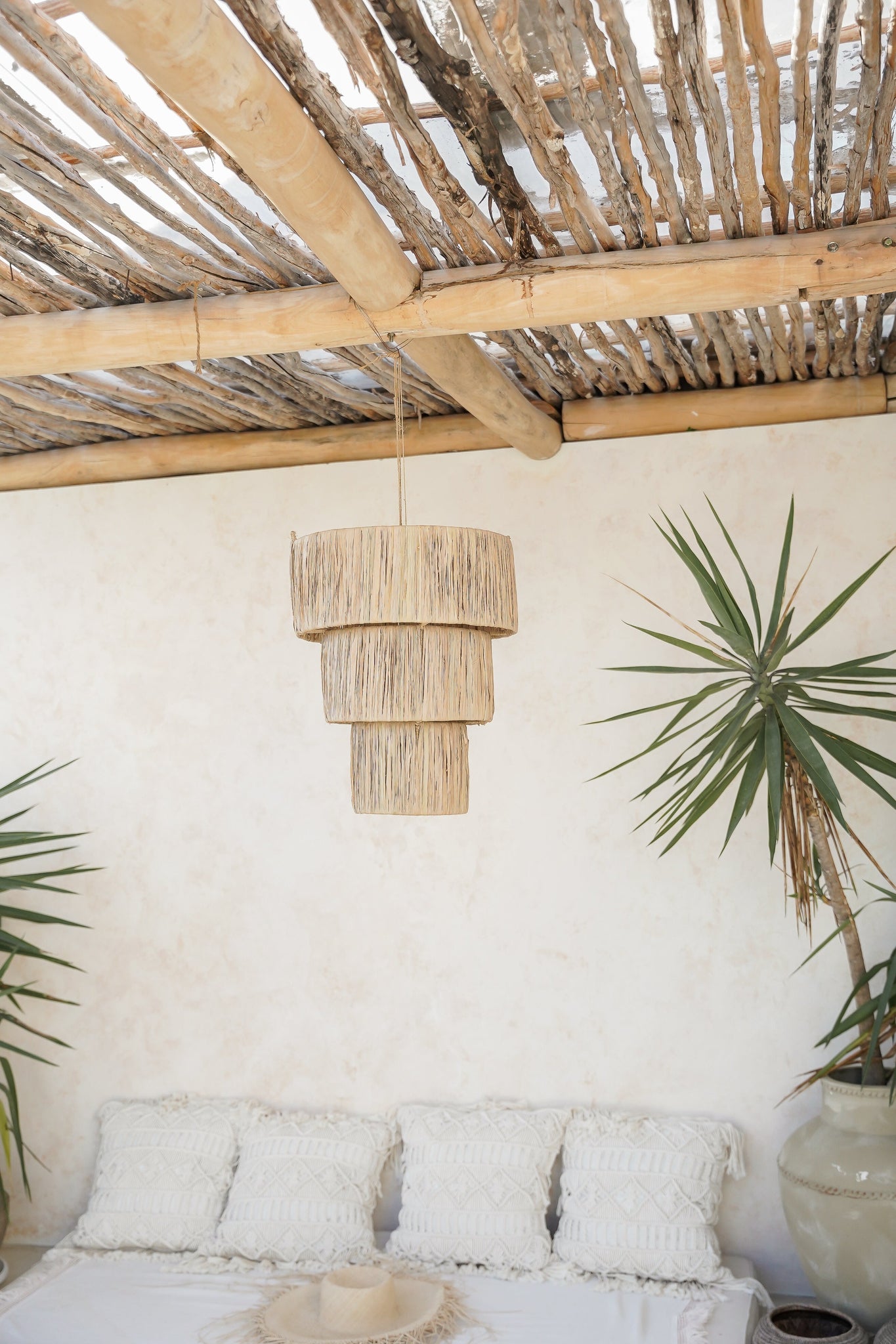Raffia-lamp - The Boho Tangga