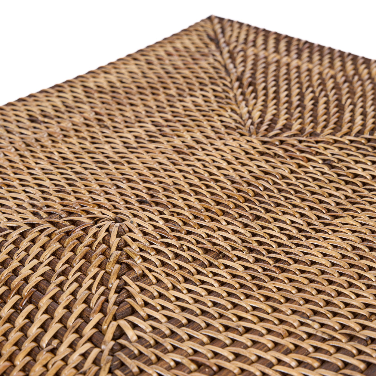 De koloniale rechthoekige placemat - naturel bruin