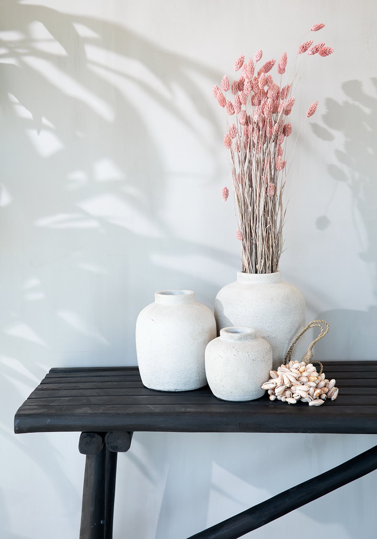 De roze schelpkwast