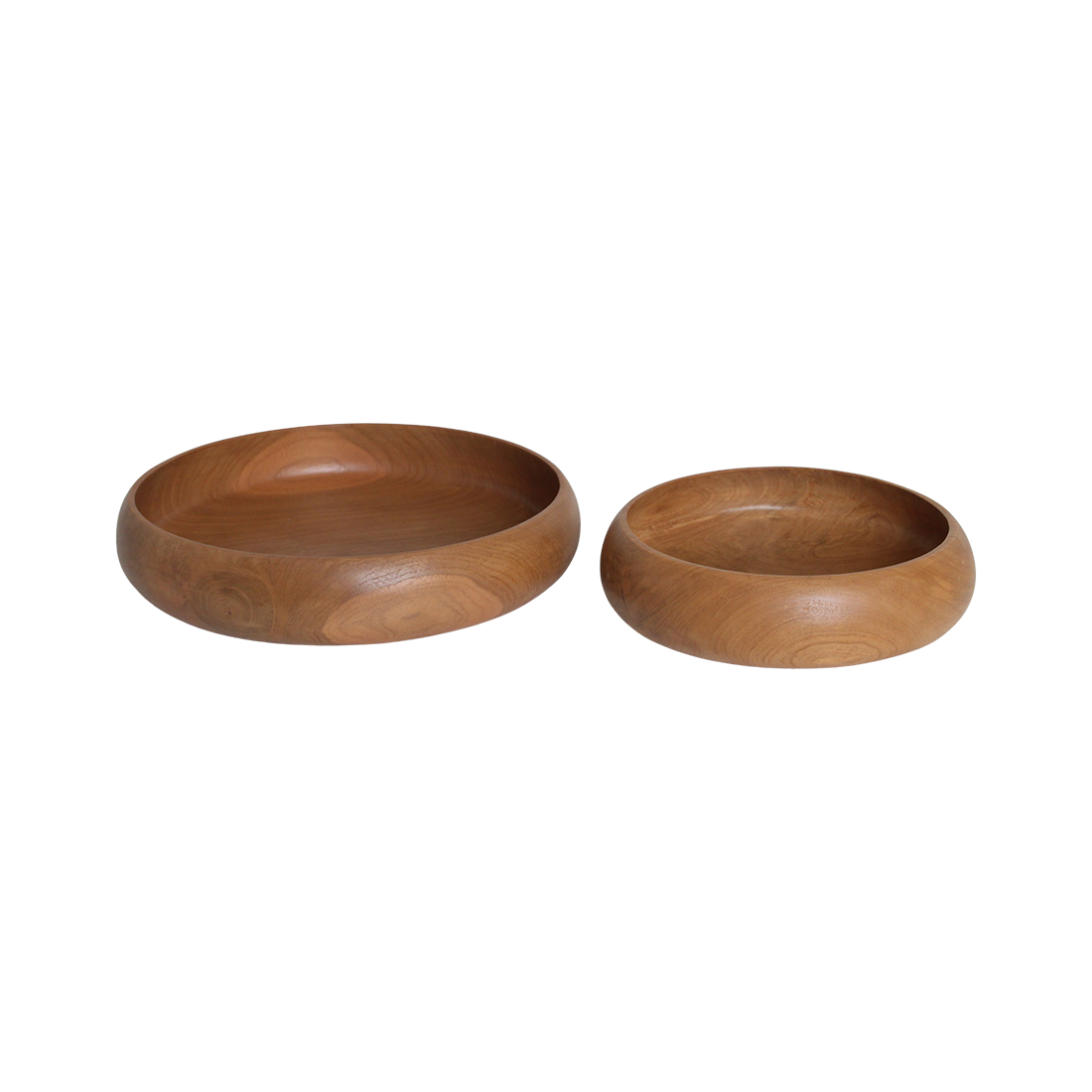 Teakhouten schaal medium - Ø 30 cm