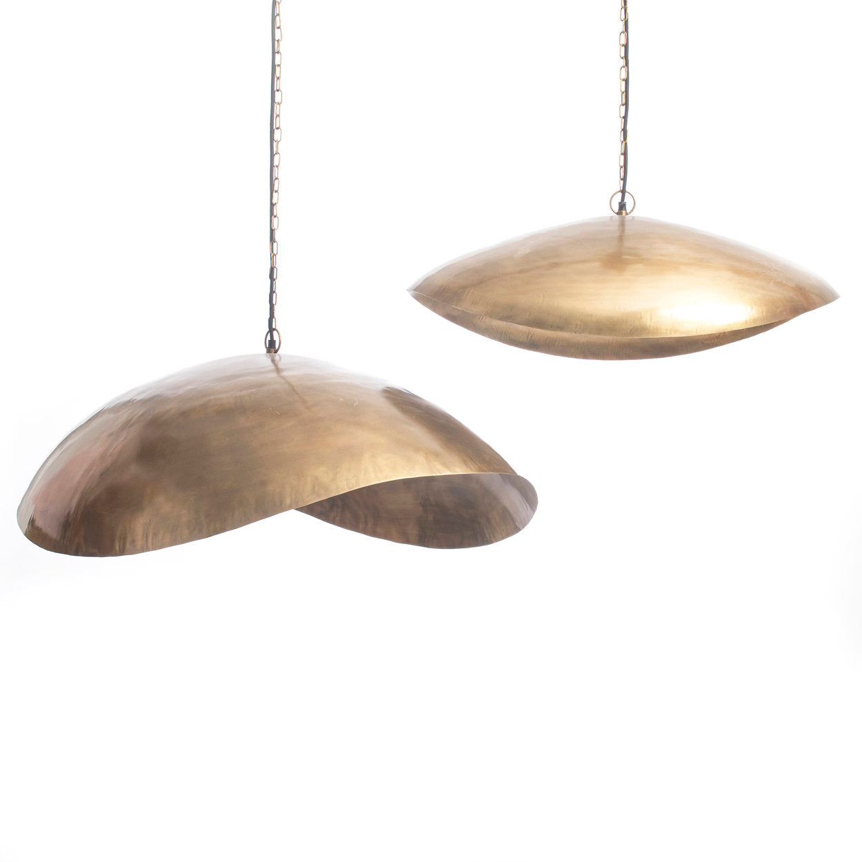 De Gelukskoekje-hanglamp - Messing - XL