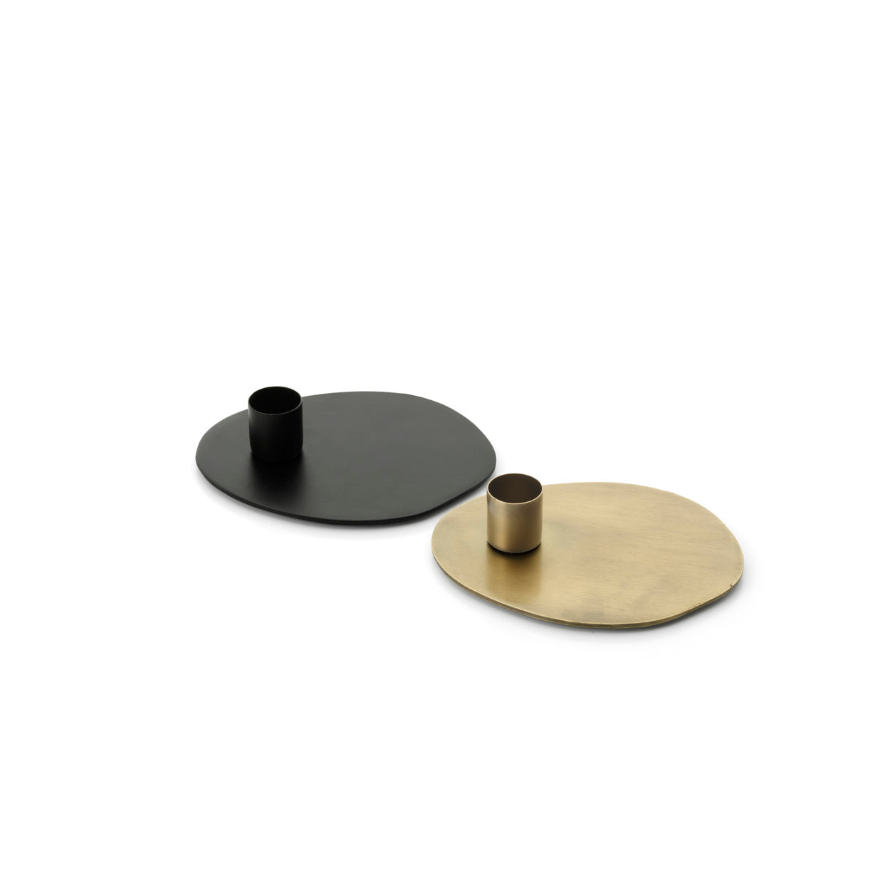 De Glowpad kaarsenhouder - Zwart - S