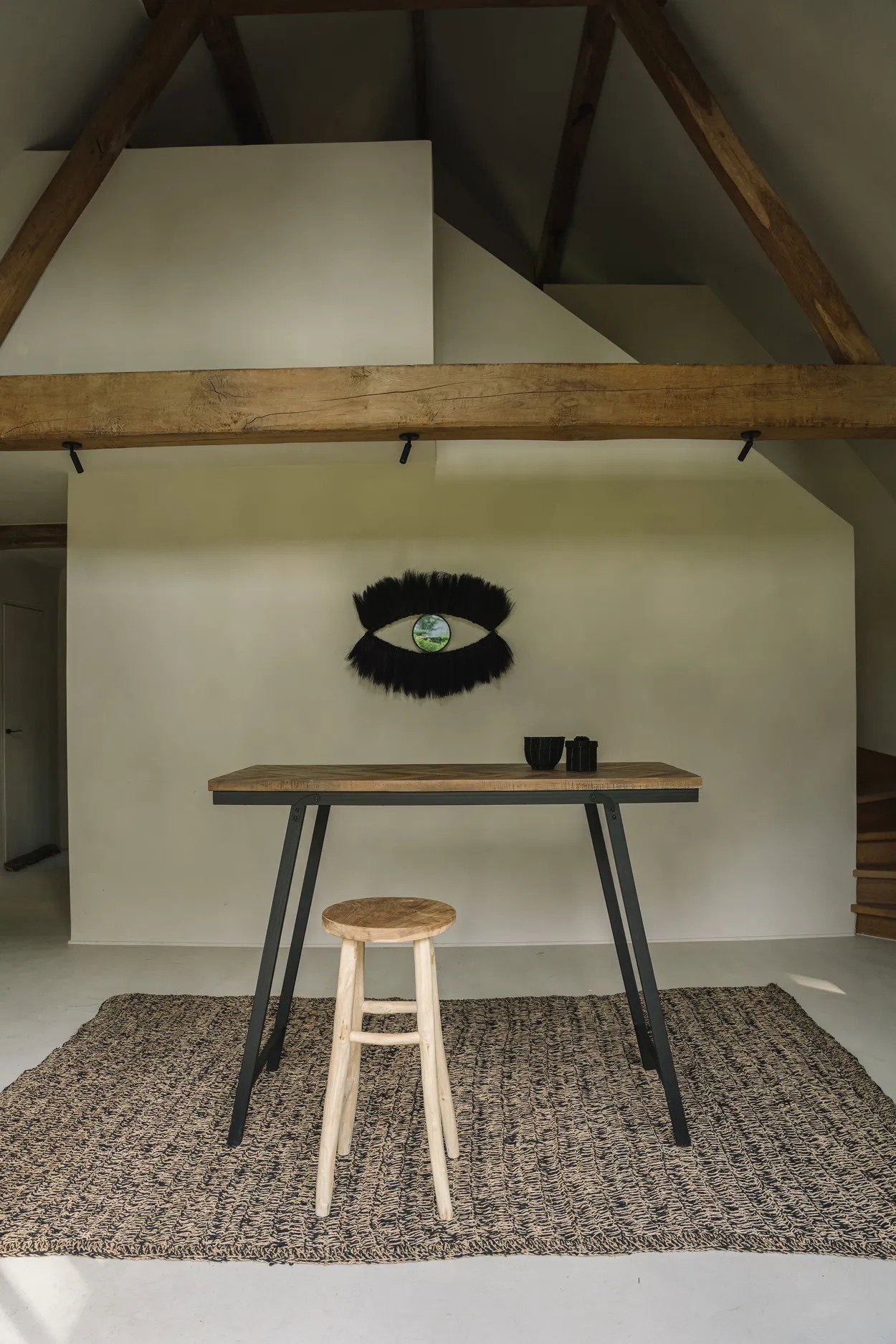 De Black Eye Mirror - Zwart