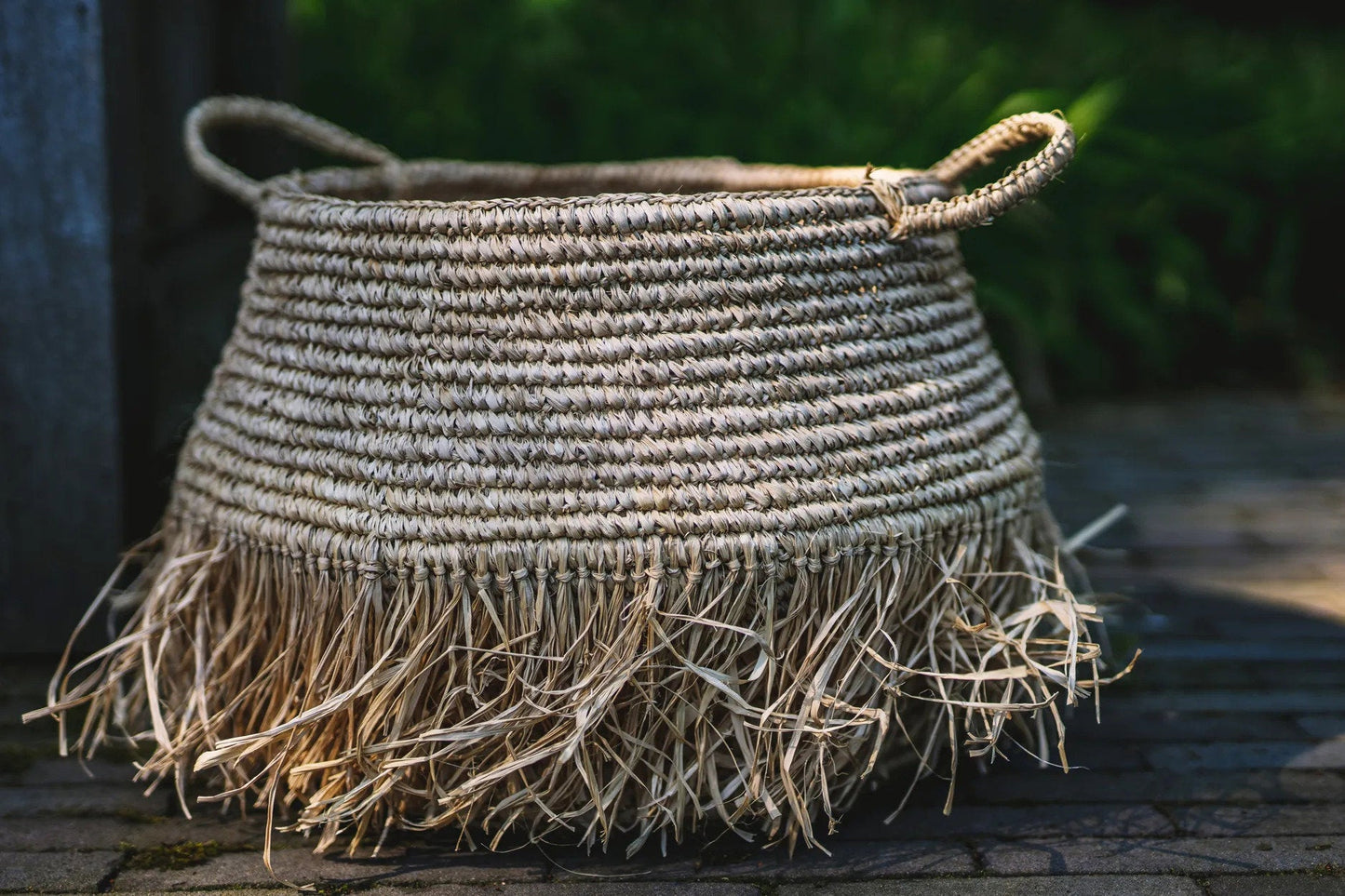 De Raffia Deluxe-manden - Naturel - Groot