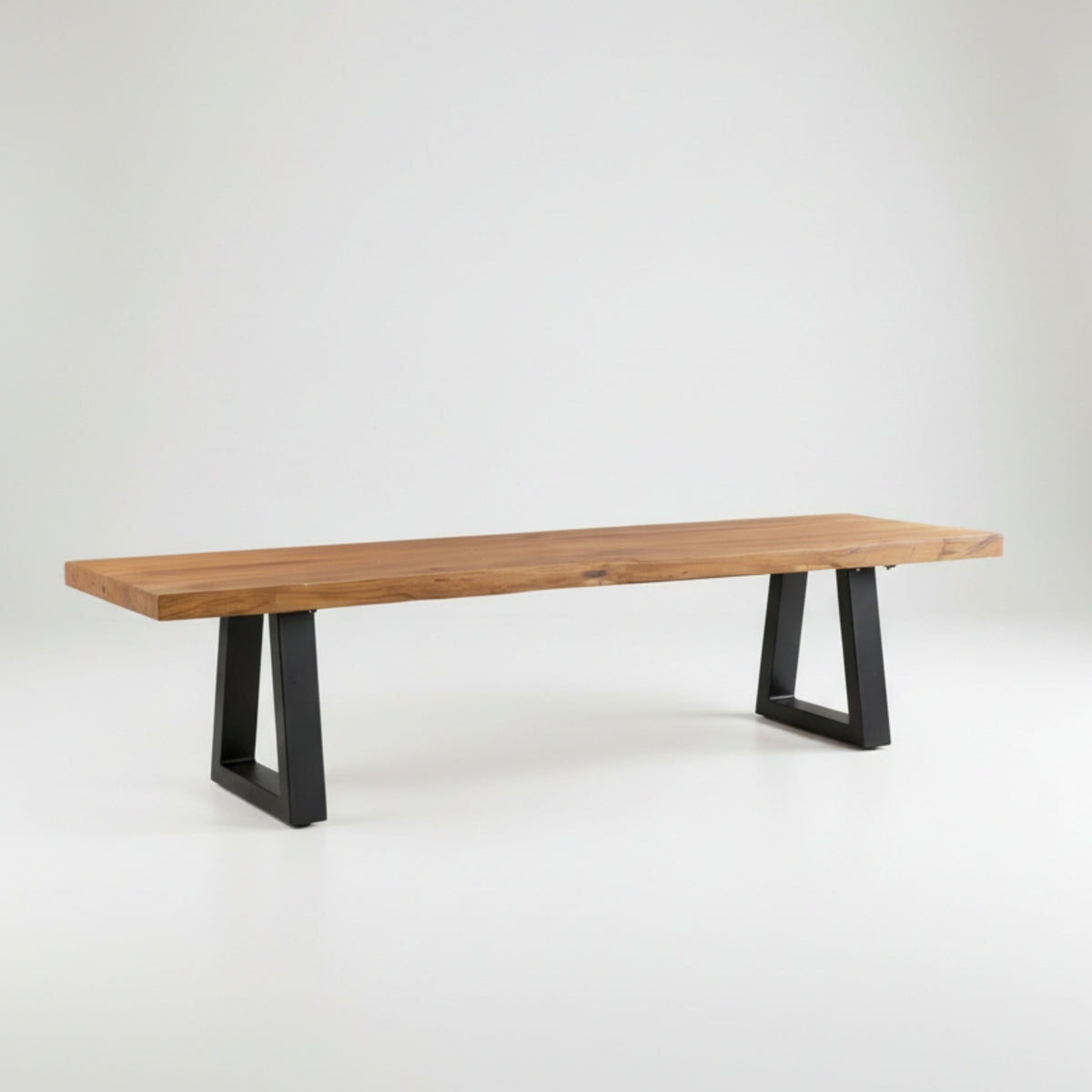 Bank met ijzeren poten - naturel - 280