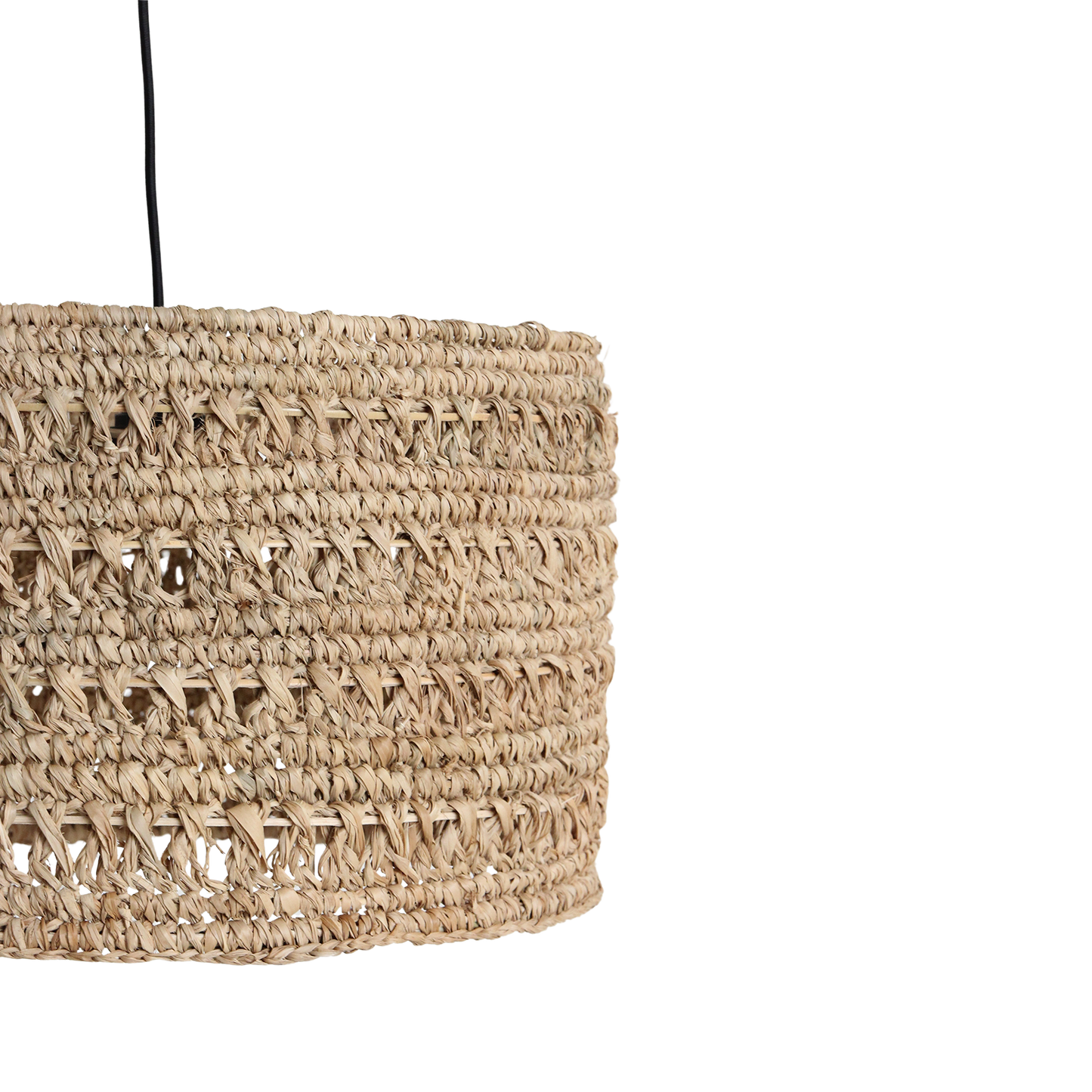 Herba hanglamp van zeegras - Ø 40 x 25 cm