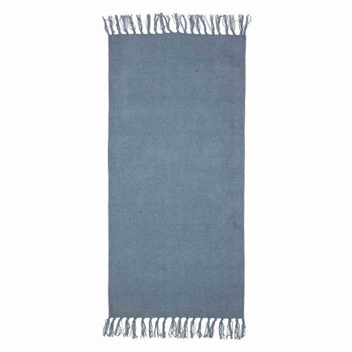 Hette, vloerkleed blauw 70x140 cm.