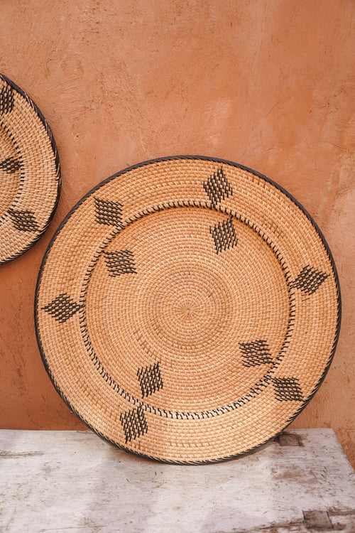 Rotan wanddecoratie - De Komodo (70 cm)
