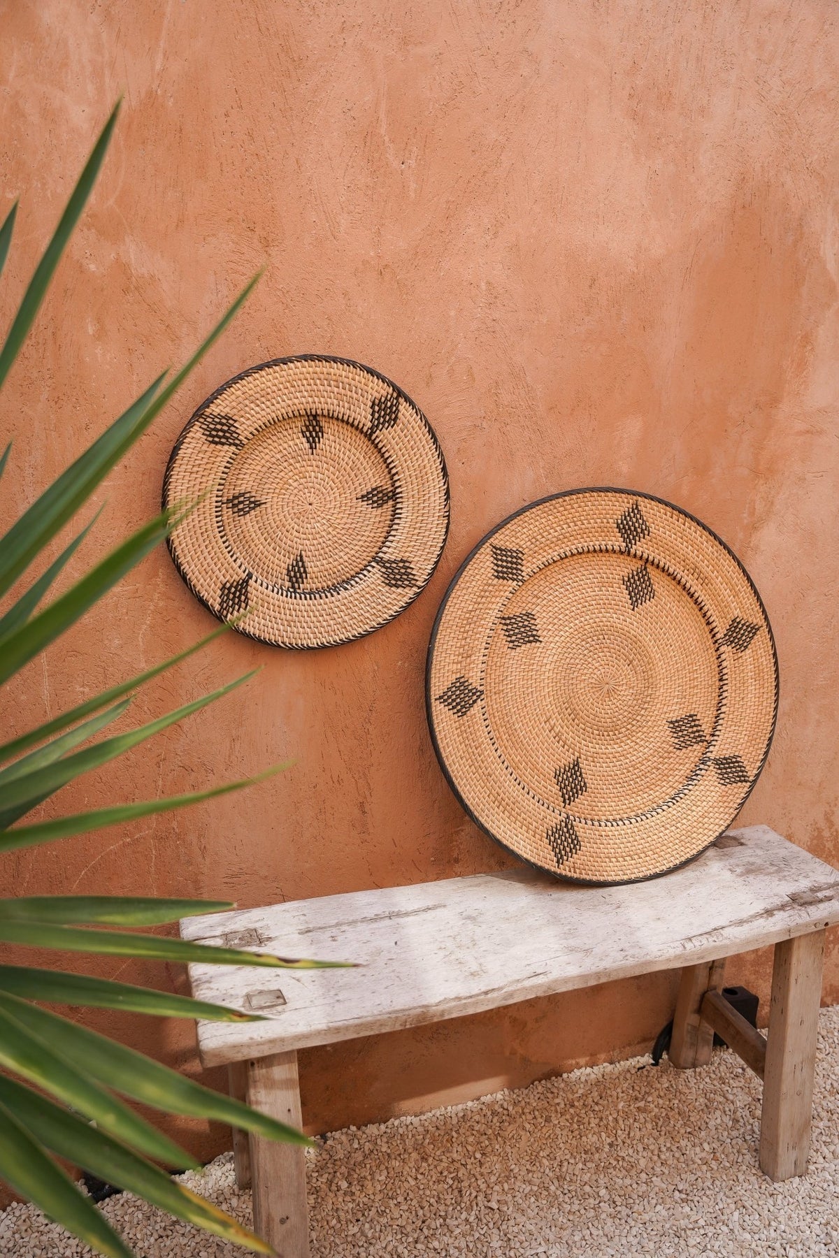 Rotan wanddecoratie - De Komodo (70 cm)