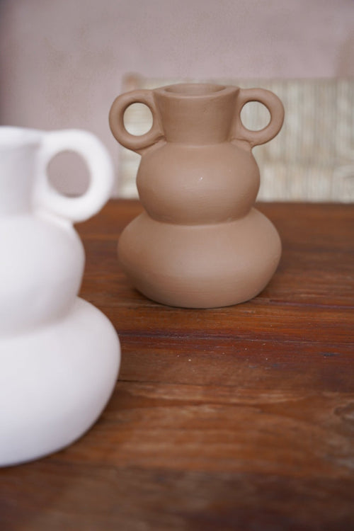 Terracotta vaas - De Bola Bola - bruin