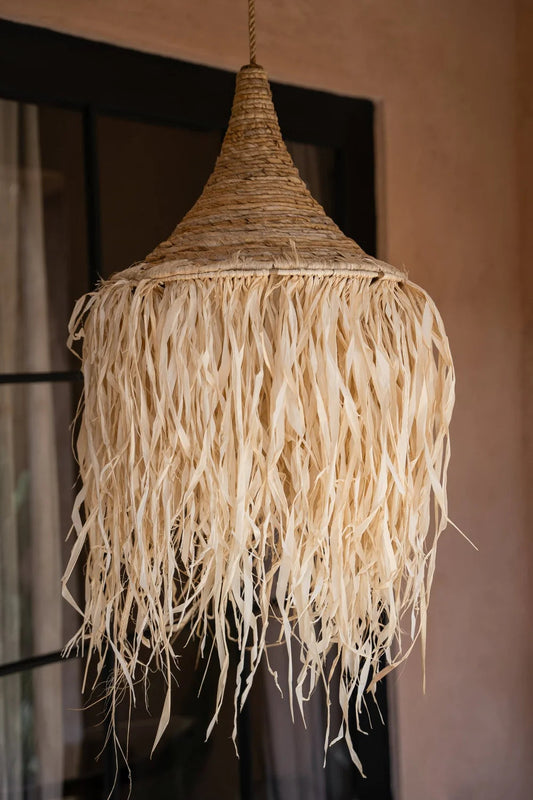 Raffia-lamp - De Gunung