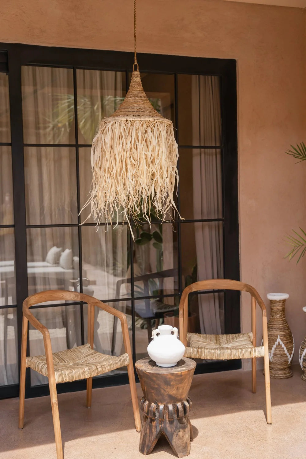 Raffia-lamp - De Gunung