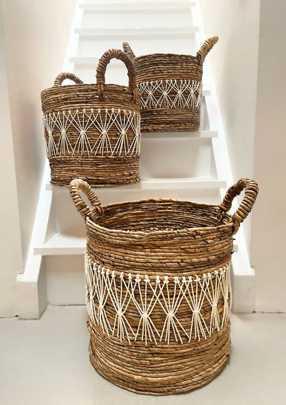Opbergmanden - De Gili-manden – Set van 3