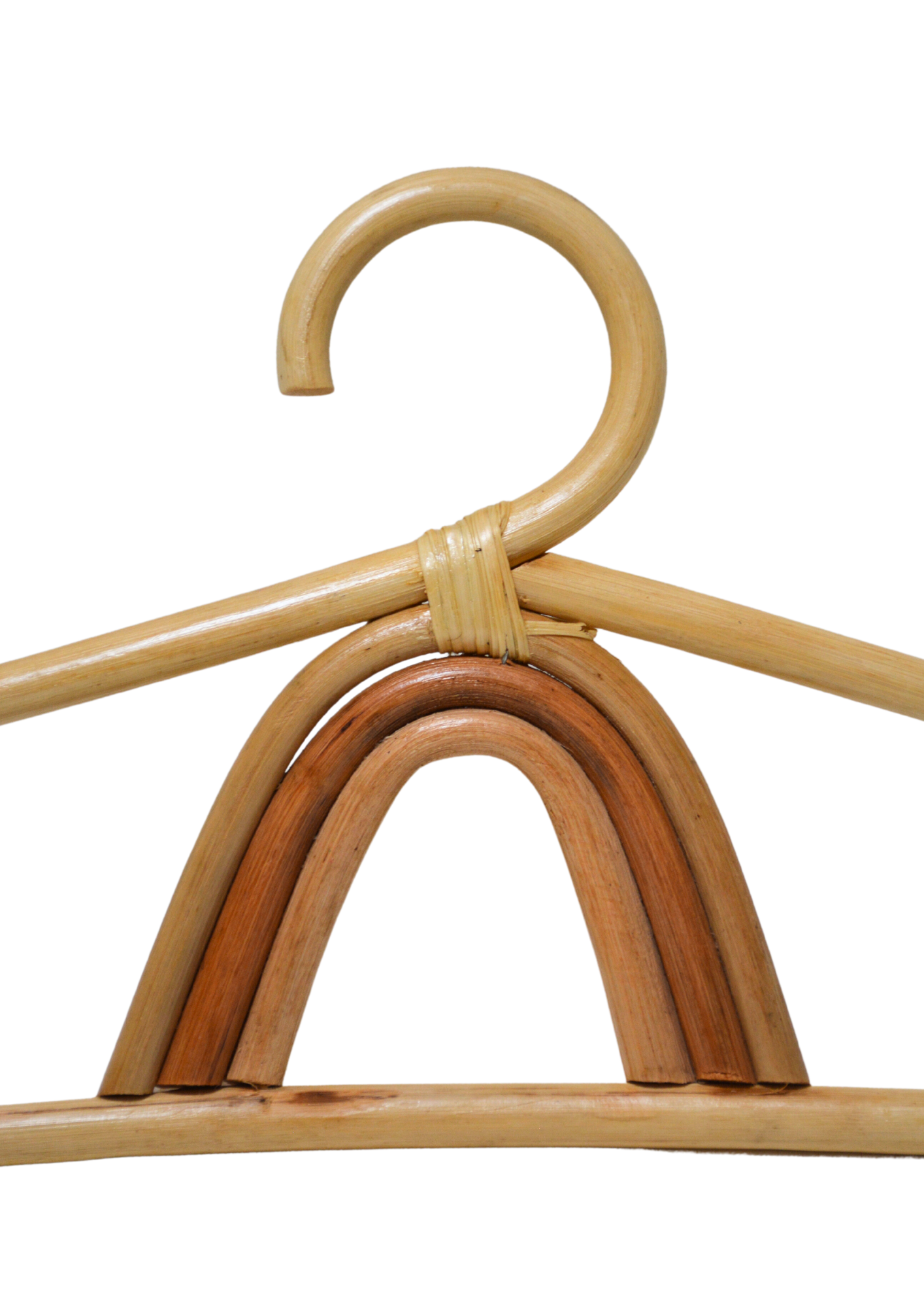 Rotan Regenboog Kledinghanger – Hippie Monkey