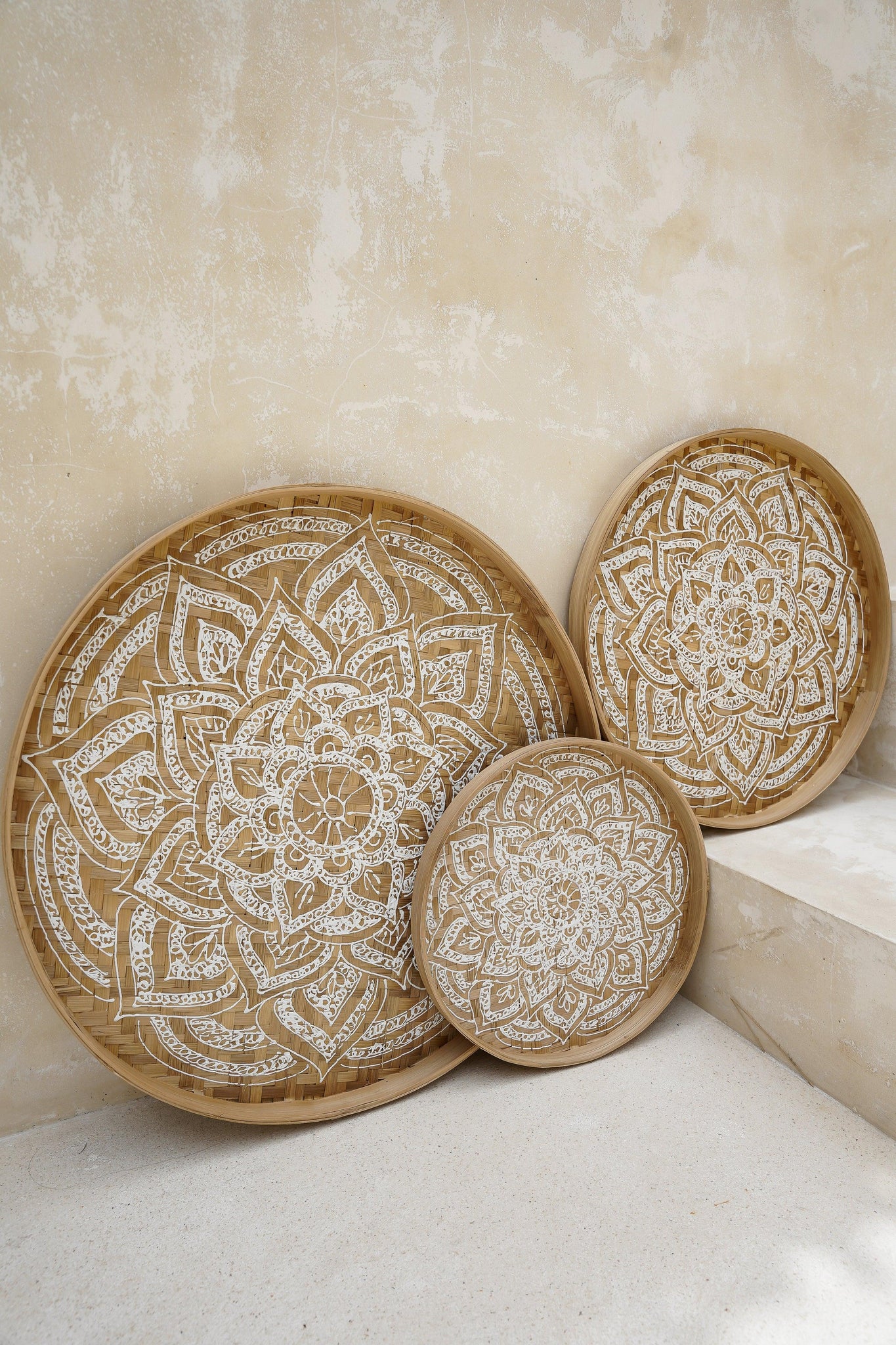 De Henna Mandala Muurmand - L (40 cm)