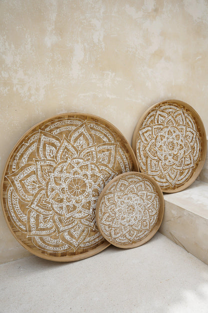 De Henna Mandala Muurmand - L (40 cm)