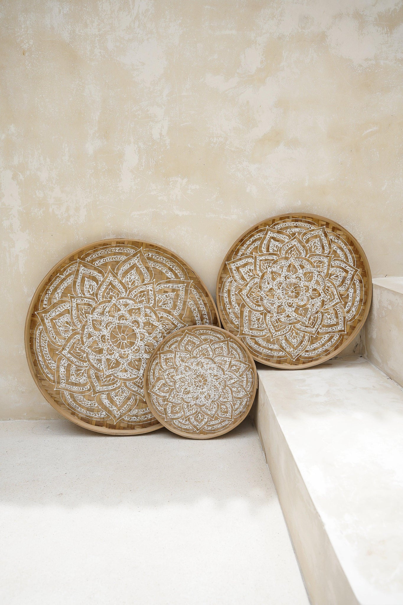 De Henna Mandala Muurmand - XL - (50 cm)