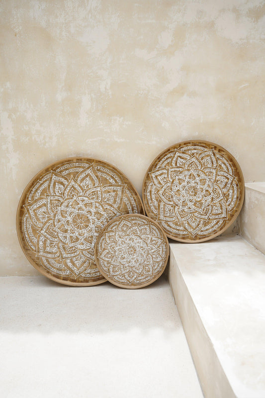 De Henna Mandala Muurmand - XL - (50 cm)