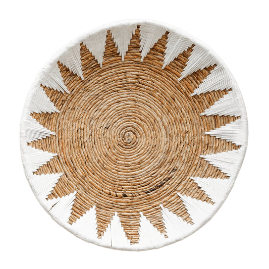 Het bamboe sterbord - Wit - XL - Hippie Monkey (67 cm)