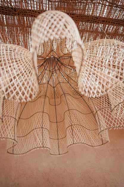 Rotan lampenkap - The Bunga - XL (100 cm) - Hippie Monkey