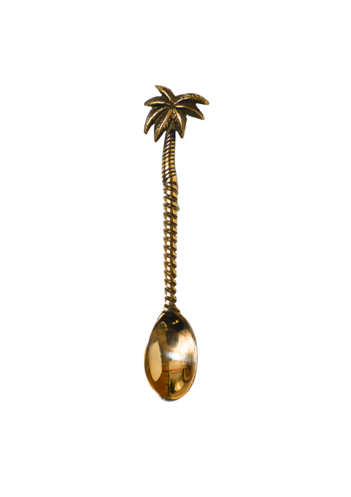 De Palmtree messinglepel - Hippie Aap