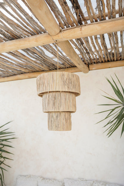 Raffia-lamp - The Boho Tangga