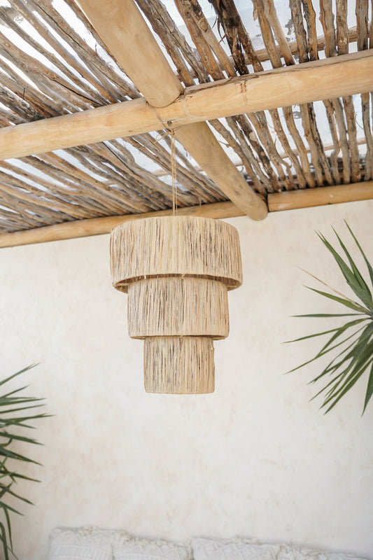 Raffia-lamp - The Boho Tangga