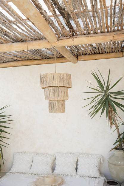 Raffia-lamp - The Boho Tangga