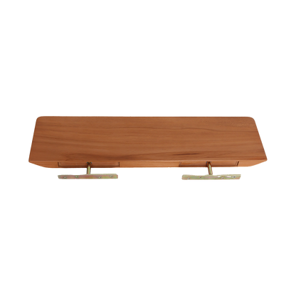 Craftsman teakhouten wandplank - 60 cm