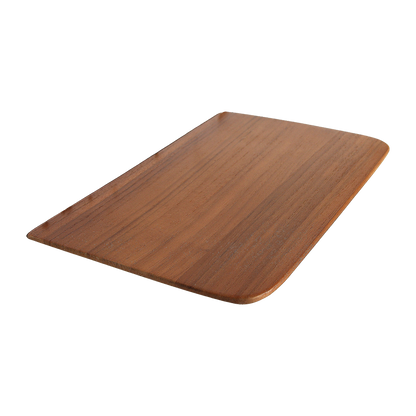 Craftsman teakhouten wandplank - set van 2