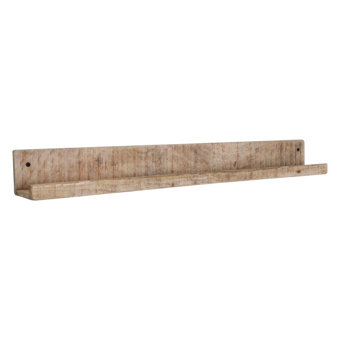Mangohouten wandplank - Fotolijstplank - 75x8x8 cm