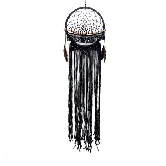 De Houten Macramé Dromer - Zwart