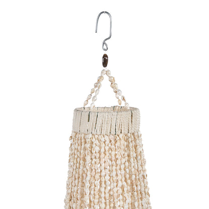 De Oceantoren schelpenkroonluchter - naturel - L