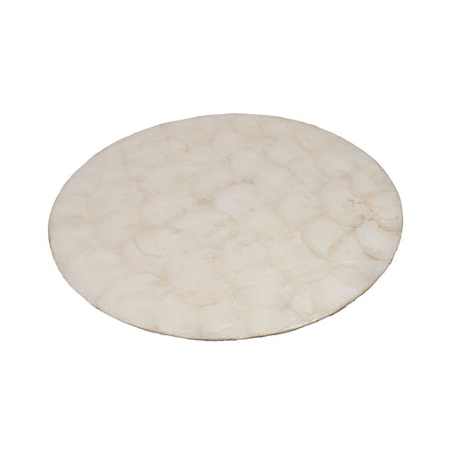 Parelmoer placemat - wit