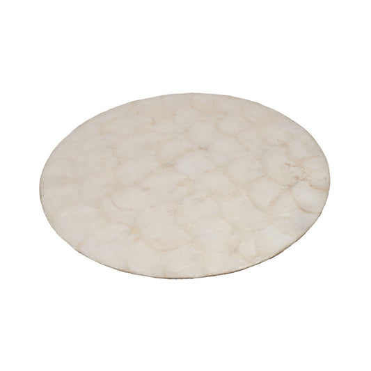 Parelmoer placemat - wit