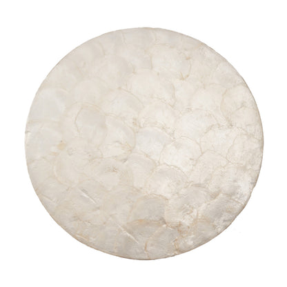 Parelmoer placemat - wit