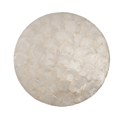 Parelmoer placemat - wit