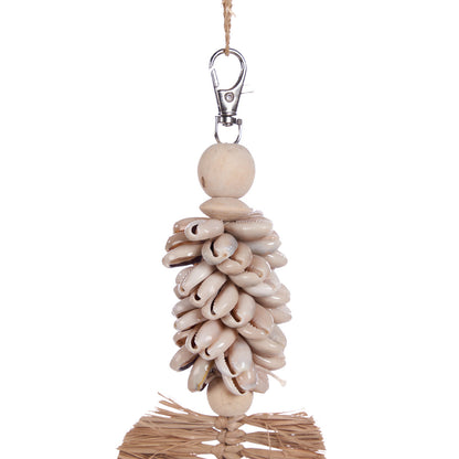 De Komodo Leaf-sleutelhanger - naturel