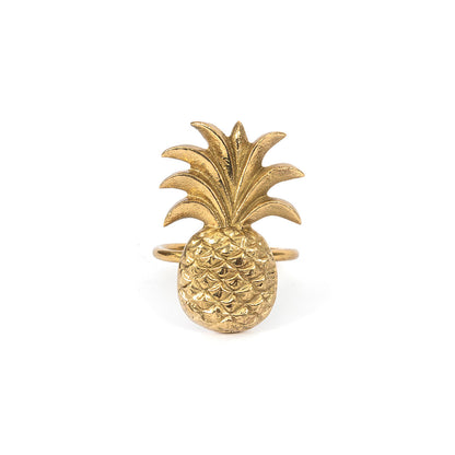 De ananasservetring - goud