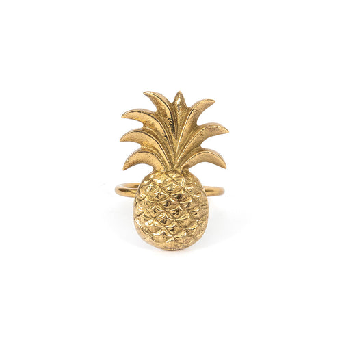 De ananasservetring - goud