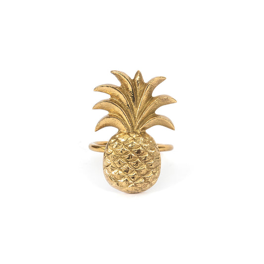De ananasservetring - goud