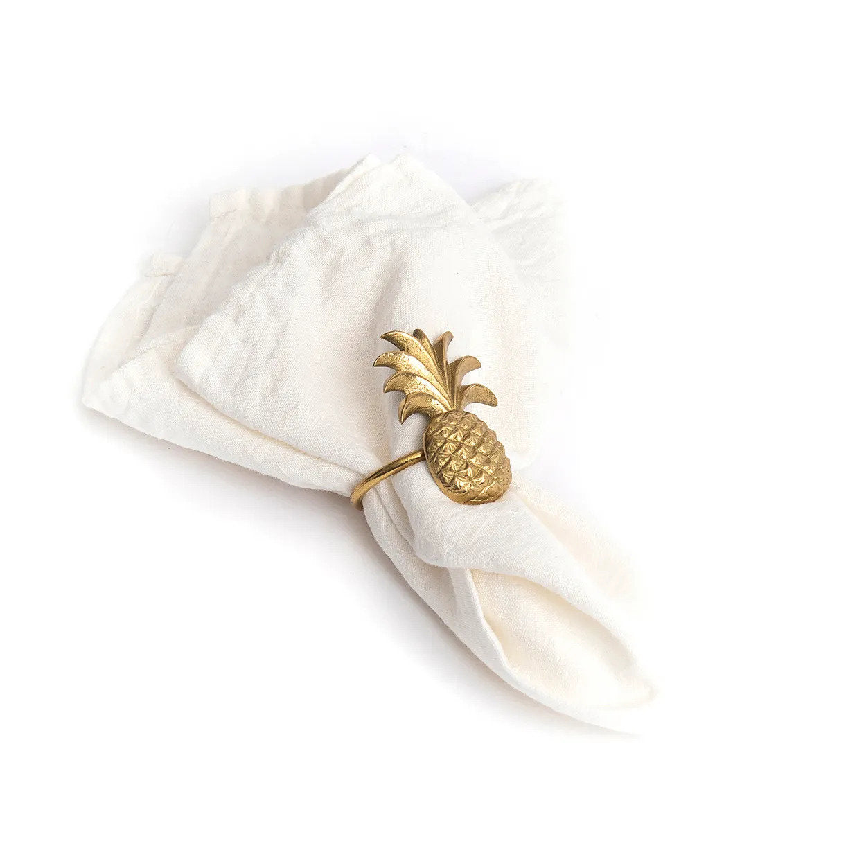 De ananasservetring - goud