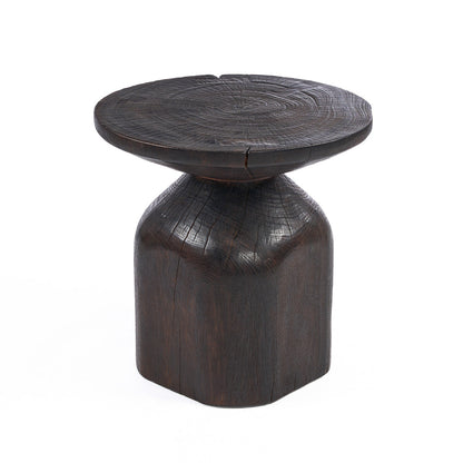 De Drumline-bijzettafel - Donker walnoot