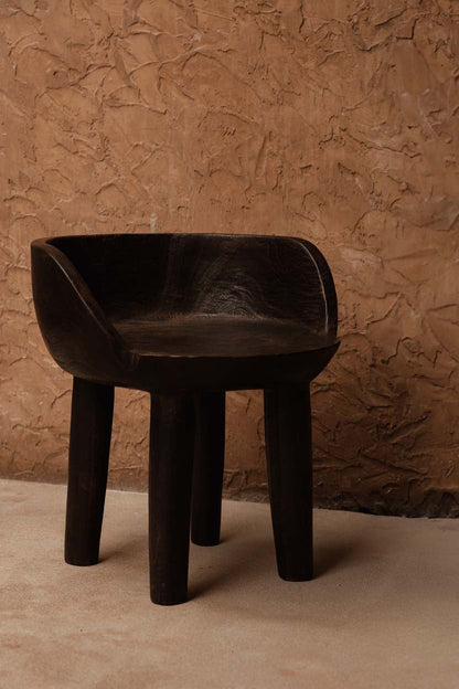 De Sit Happens Lage Stoel - Donkere Walnoot
