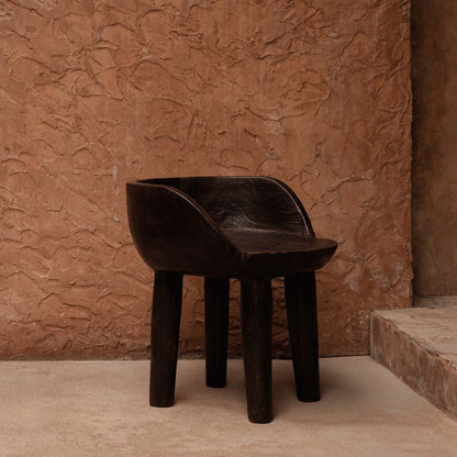 De Sit Happens Lage Stoel - Donkere Walnoot