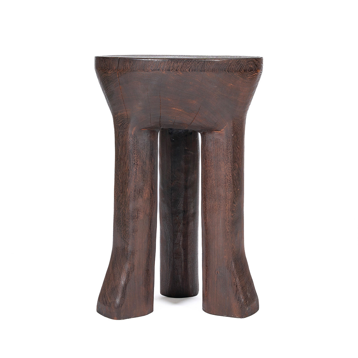 De Java driestander bijzettafel - Donker walnoot