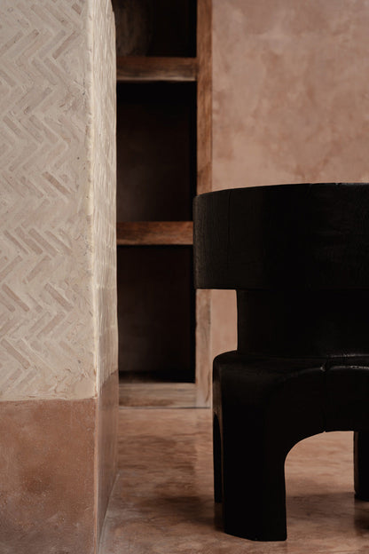 De Squat Spot-kruk - zwart