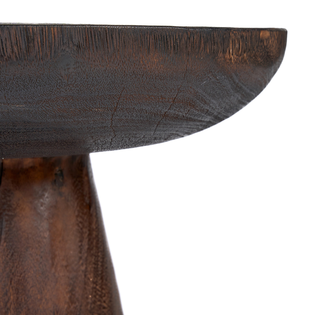 De Cone Alone bijzettafel - donker notenhout