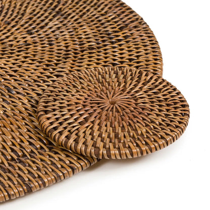 De koloniale placemat - naturel bruin